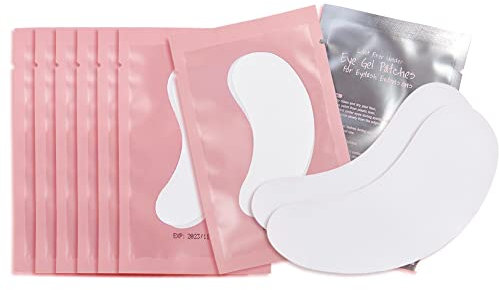 Lunamoon Augenpads Wimpernpads für Wimpernverlängerung Ultradünne Wimpern Pads Wimpernlifting Wimpern Färben Wimpern Augen Patches Wimpernverlängerung Pad 50 Paare (Ultra Thin)