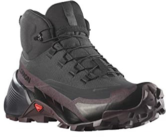 Salomon Damen Schuhe Cross Hike Mid GTX 2W Choco Sneaker, Black Chocolate Plum Black, 40 2/3 EU