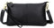 FORRICA Portefeuille Femmes Téléphone Sac à Bandoulièr Cuir Véritable Petit Bandoulière Pochette Dames Elegant Glissière Porte Monnaie Noir
