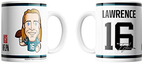 Great Branding Trevor Lawrence #16 Emoji NFLPA Jumbo Becher (440 ml)