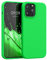 kwmobile Case Compatible with Apple iPhone 13 Pro Max Case - TPU Silicone Phone Cover with Soft Finish - Neon Green