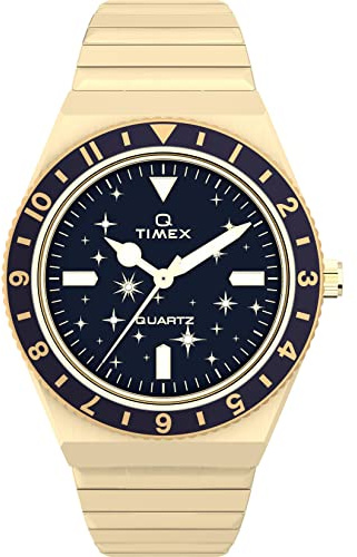 Timex Women's Analogue Watch with a Stainless Steel Bracelet Q Celestial