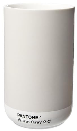 PANTONE Mini Porzellan Vase, in Geschenkbox, 500ml, Warm Gray 2C