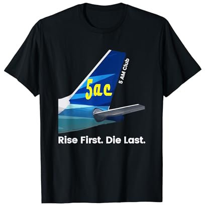 5 Uhr Club - rise first & die last T-Shirt