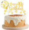 ALEGRE Tortendeko 40 Geburtstag Frau Mann,Glitzer Gold Cake Topper 40 Geburtstag Deko,Happy 40th Birthday Kuchen Deko 40. Geburtstag Männer Frauen,Hello 40 Deko zum 40 Geburtstag Kuchendeko 40 Jahre