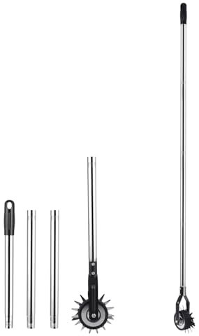 Rasenkantenschneider Rasenschneider Kantentrimmer Kantenmesser Manuelle Rasenkante Für Gehwege Wheel Rotary Edger, Rotary Shear, Sidewalk Manual Lawn Edger 160 cm