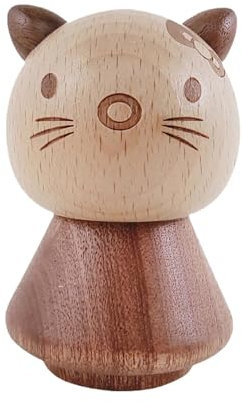 Soporte para palillos de dientes, caja para palillos de dientes para gatos, bonito soporte para palillos de dientes, dispensador único de diseño para el hogar, dispensador de palillos de dientes para