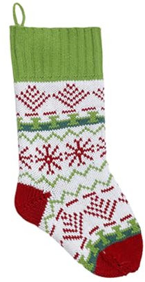 Chaussette de Saint-Nicolas à remplir et à suspendre - Décoration de Noël pour cheminée, sapin de Noël, mur, escalier