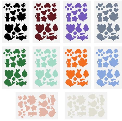 INNAL 20 Stück Daunenjacke Flicken Reparaturset Flickën Selbstklebend Stoff Nylon Flicken Daunenjacke Waschbares Reparaturflicken Selbstklebend für Jacken Zelte Oberbekleidung Schlafsäcke(10 Farben)