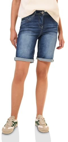 Cecil Style NOS Scarlett Shorts Midblue mid Blue Used wash 26