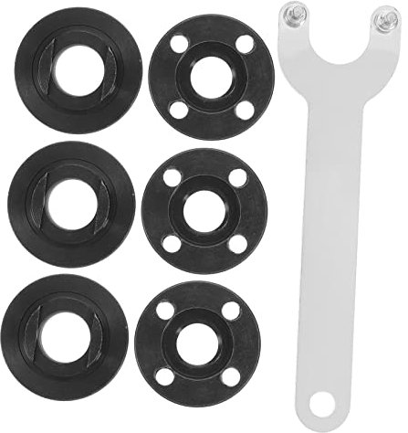 SEWACC 1 Set Adjustable Angle Wrench and Nut Set for Angle Grinders Flange Tool Kit Compatible with Makita High Efficient Disassembly