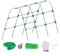Treillis métallique en forme de U, jardin en forme de U pour treillage d'escalade, treillis de jardin robuste avec filet pour concombres, tomates, raisins