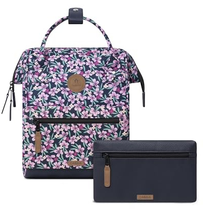 Cabaïa Rucksack Damen Adventurer Cagliari 23L - Wasserabweisend | Laptopfach 15 · Handgepäck · Weite Öffnung · MOLLE-Taschen · Vegan zertifiziert · Langlebig