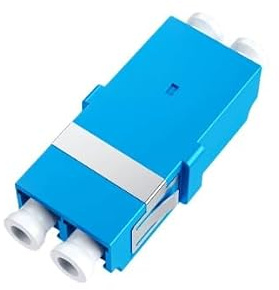 DIWANGQIANG Faseradapter FC-Stecker auf LC-Buchse, gemischte Geschlechtskupplungen für SC FC ST LC Testgeräte (LC Pls FLG (Duplex))