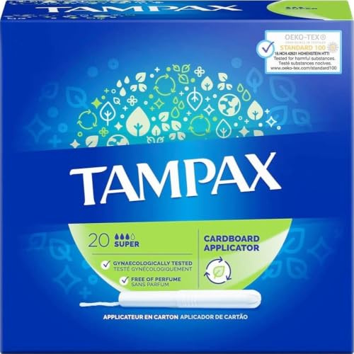 Tampax 20 Tampons Karton-Applikator