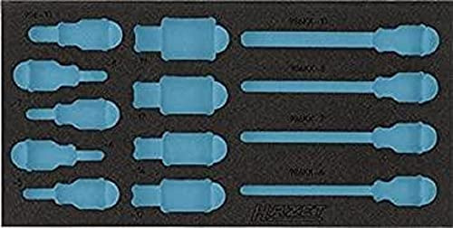 HAZET 2-Komponenten Weichschaumeinlage 163-220L, Länge 342 mm | Länge 342 mm, Breite 172 mm, 4 g, 1/3 (342 x 172 mm) / auch für HAZET 165-L , L x B: 342 mm x 172 mm