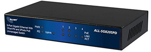 ALLNET ALL-SG8205PD commutateur réseau Non-géré L2 Gigabit Ethernet (10/100/1000) Connexion Ethernet, supportant