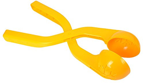 Schneeballlanze Schneeball Zange Schneebälle Macher Spielzeug Snowball Maker (Gelb)
