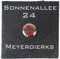 laser-diele Türklingeln – Klingelschild Schiefer – Türklingel mit Gravur – Türklingel mit Namen – Türklingel Beleuchtet – mit LED – 100x100 mm – Adresse