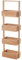 Mendler Regal HWC-B78, Standregal Badregal Ablageregal Wohnregal mit 4 Körben, Bambus 88x28x15cm