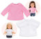 Corolle 9000210130-2 T-Shirts, für alle 36cm MaCorolle Puppen, ab 4 Jahren
