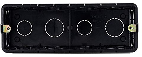 Ningvong Switch socket cassette, 195 size junction box socket single concealed bottom box