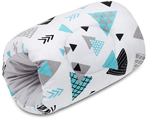 Bellochi Klein Stillkissen Stillmuff - für Unterwegs - 100% Baumwolle - Praktisches, Komfortables Arm Kissen - ÖKO-TEX Zertifiziert - 24 x 18 cm - Tresor
