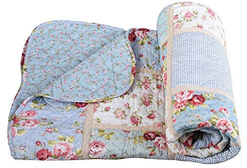 Plaid Patchwork Jeté Canapé-couverture Patchwork Couvre-Lit 150x200cm Couverture kds034 Palazzo Exclusif