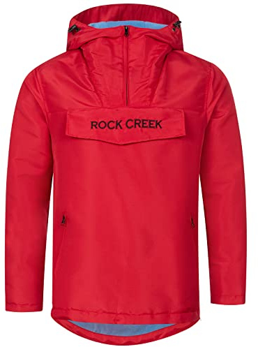 Rock Creek Übergangsjacke Herren Windbreaker H-295 | Leichte Outdoor-Bekleidung für Männer, praktische Wanderjacke für Alltag, Reisen, Freizeit und wechselhaftes Wetter
