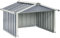vidaXL Abri pour Robot de Jardin Abri pour Tondeuse à Gazon Robotisée Rangement d'Outils Hangar Arrière-Cour 92x97x63 cm Acier Galvanisé Gris