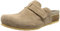 THINK! Damen Julia nachhaltige Lammfell Pantolette Clog Hausschuhe, 2000 Stone, 42 EU