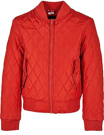 Urban Classics Damen Girls Diamond Quilt Nylon Jacket hugered, 110/116