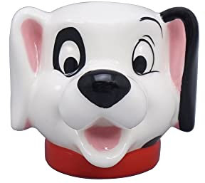 Disney 101 Mini Maceta de dálmatas – Parche – Maceta pequeña – Bonita Maceta – 7,8 cm x 8,8 cm x 9,3 cm Regalo hogar