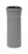 HT Rohr DN 110 x 250 mm grau – PP Abwasserrohr mit Muffe – stoßfest & temperaturbeständig