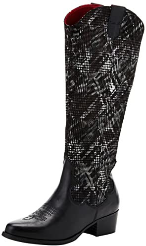 Irregular Choice Damen Knightsbridge Mode-Stiefel, Schwarz, 41 EU