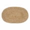House Nordic Ovaler Teppich aus naturfarbener Jute 50 x 80 cm