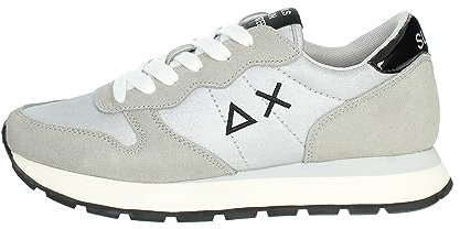 SUN68 Ally Bright Nylon, Scarpe da Ginnastica Donna, Argento, 37 EU