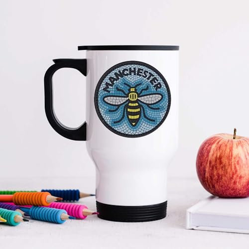 60 Second Makeover Limited Manchester Bee Metal Travel Mug