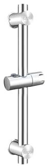 LEADAHEAD Shower Riser Rail 42CM Wall Mounted Shower Slide Bar with Adjustable Shower Head Holder SUS304 Stainless Steel Shower Holder Bracket Polished Finish