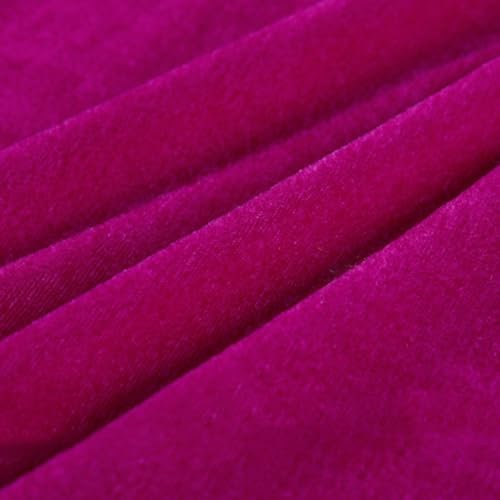 100cm x 160cm Stoffe Meterware Bekleidungsstoffe Stoff zum Nähen,Stoffe zum Basteln,Dekostoffe für DIY Kunsthandwerk Basteln Bühnenvorhang Kleidung Feiertagsdekoration,Fuchsie
