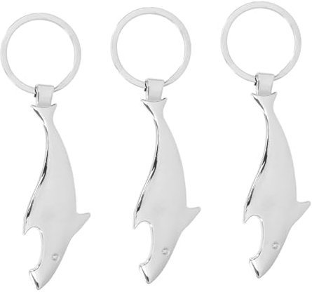 Cabilock Porte-clés En Forme De Requin Décapsuleur Cordon En Métal Portable Pour Activités De Plein Air