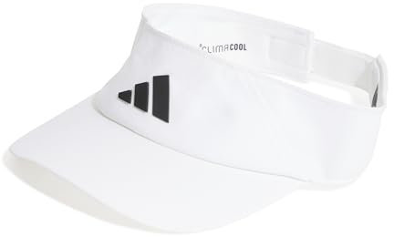 adidas Unisex Visor Climacool, White/Black, XS