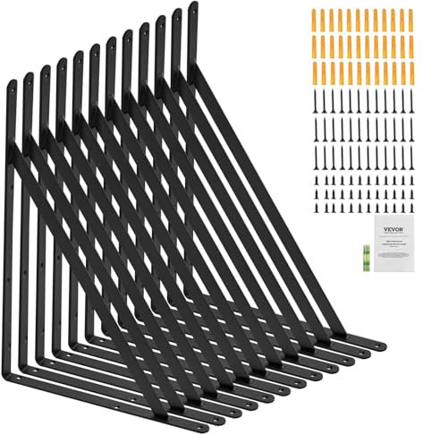 VEVOR SJ9 Shelf Bracket, Black