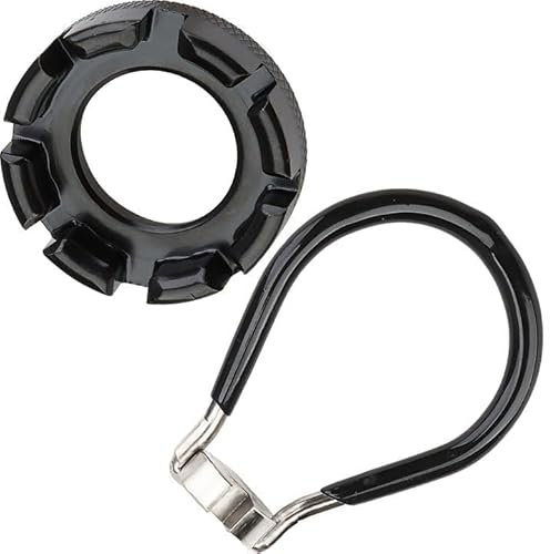 Wonvify Llave de Radios Bicicleta, Llave Inglesa de Rueda de Bicicleta Herramienta, Llave de Radios de 8 Vías 6 Tamaños10-15 Bicicleta Herramienta de Reparación, para Apretar Radios Bicicleta