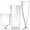 300 Verres Réutilisables et Recyclables - 100 Flûtes Champagne 13,5 cl + 100 Verres Cocktails 30 cl + 100 Verres à Vin 17 cl - Fabriqué en France, Lavable - Qualité Supérieure et Durable