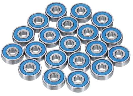 QUARKZMAN 20 Stück 625-2RS Miniatur-Rillenkugellager 5x16x5mm Doppelt abgedichtete Lager (Blau) für Elektromotor, Haushaltsgeräte, Maschinen P6 (ABEC 3)
