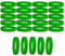 Lot de 25 bracelets élastiques en silicone vert - Bracelets de sport en caoutchouc pour événements - Bracelets extensibles pour fête, hommes et femmes - Sports de plein air