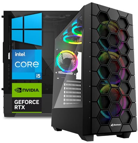 PC GAMING i5 13600K 14 Core 5,10 Ghz - Ram 32 GB DDR5 - SSD M.2 1 TB - HD 2 TB - RTX 4070 12 GB GDDR6X - Wi-Fi e Bluetooth - Windows 10/11 Pro
