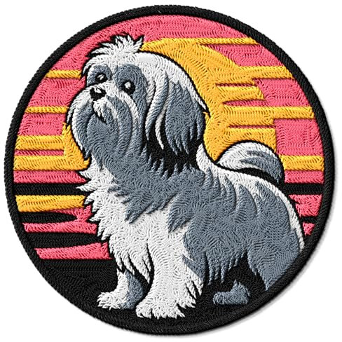 Malteser-Aufnäher, bestickt, zum Aufbügeln, für Kleidung, Rucksäcke, Taschen, Jeans, Jacken, Größe 7,6 cm, ID45095