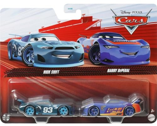 Cars de Disney y Pixar Diecast Sparemint & RPM Spielzeugfahrzeug für Kinder ab 3 Jahren